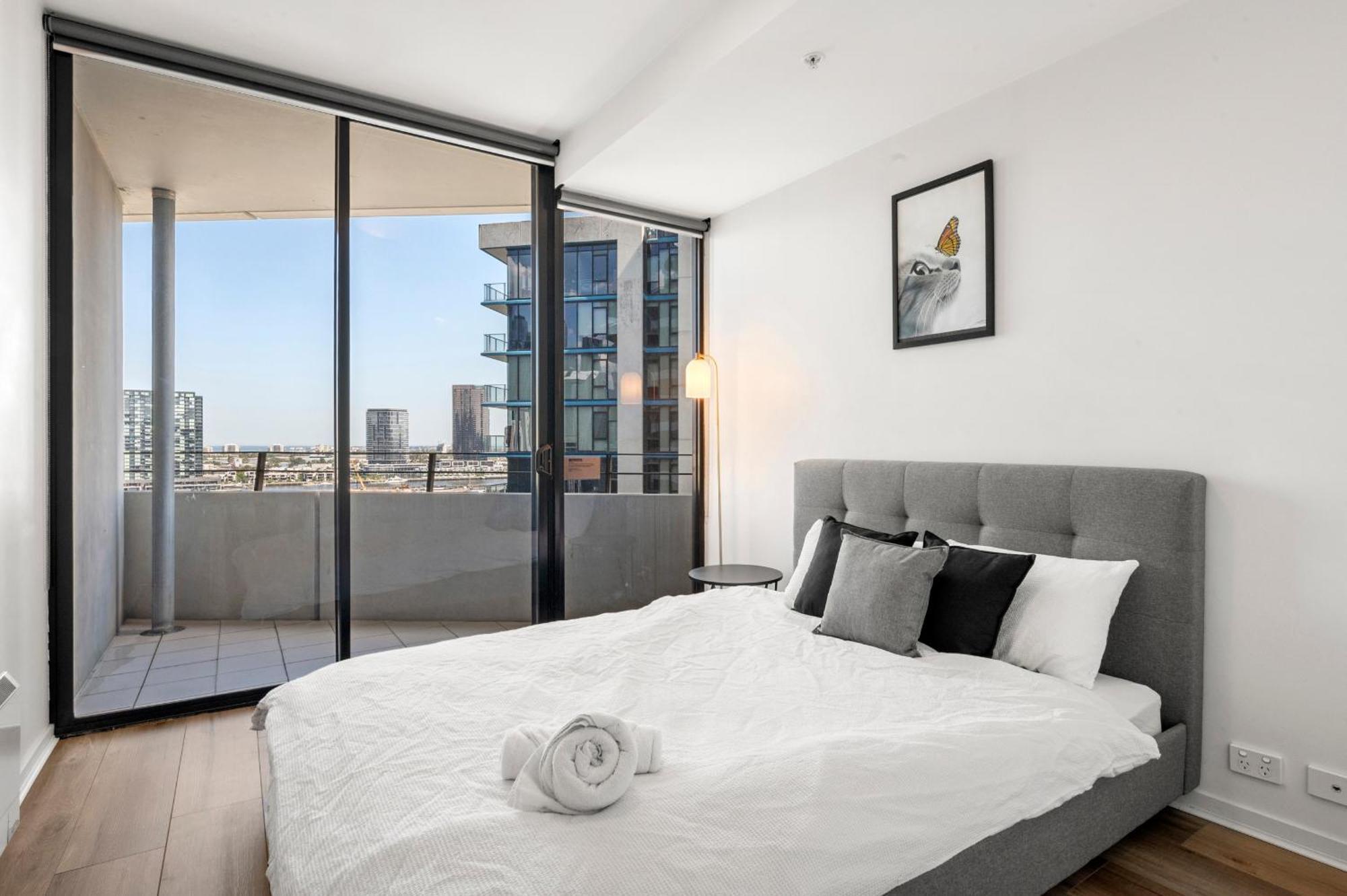 Sea View, Gym & Pool, 2 Bedrooms 2 Bathrooms ملبورن المظهر الخارجي الصورة